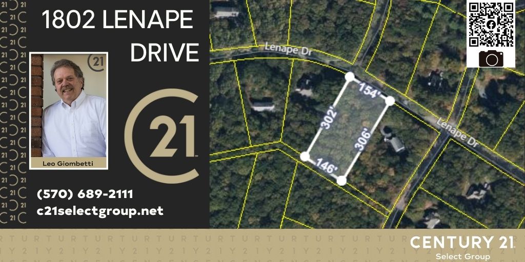 1802 Lenape Drive Conashaugh Lakes Vacant Lot